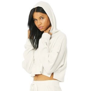 NWT Alo Muse Hoodie Ivory Small